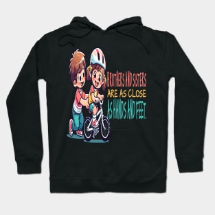 Sibling Bike Lessons: Bond Beyond Words Hoodie